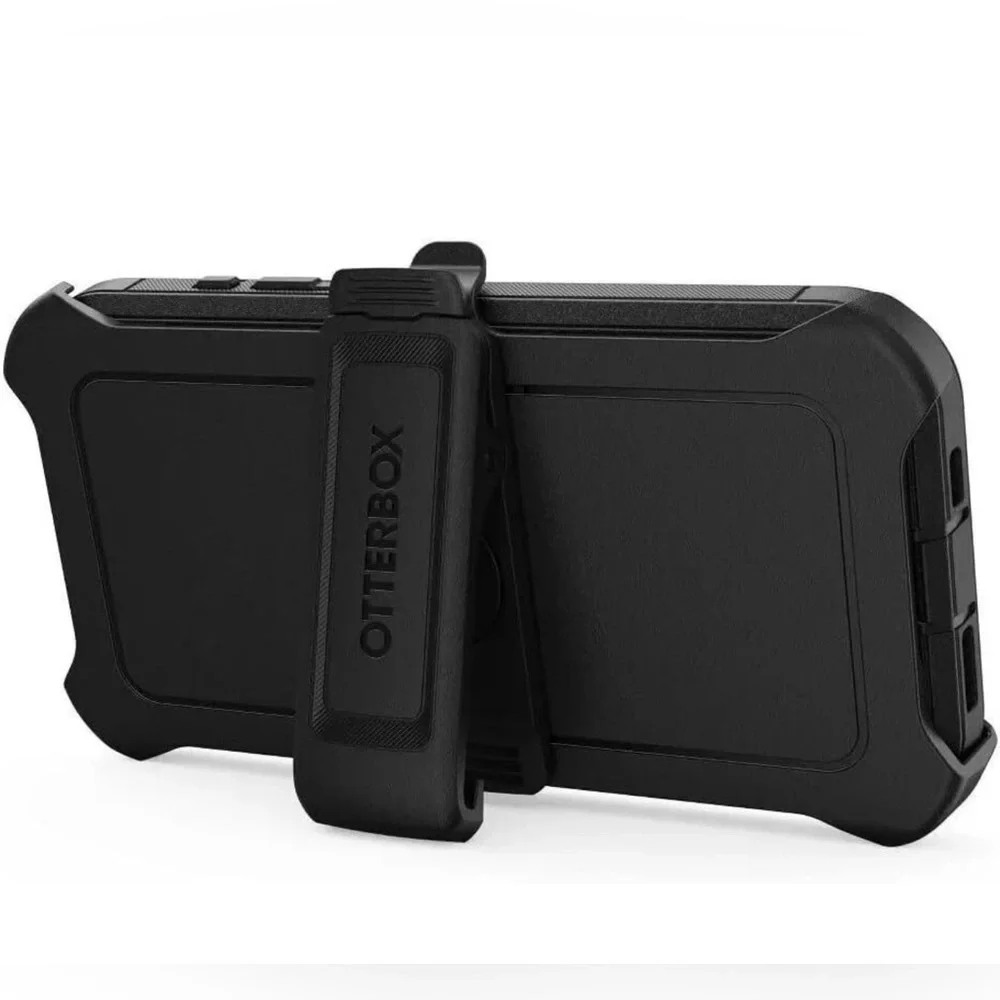 OtterBox Defender Pro Series Black Phone Case with Holster iPhone 15 Pro New
